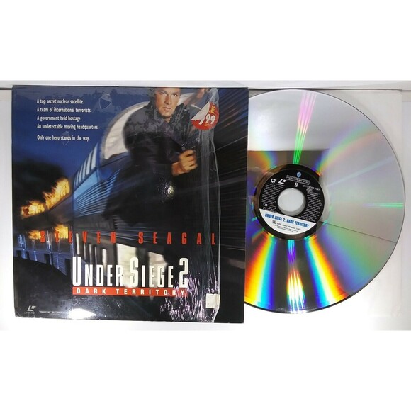 Under Siege 2 Dark Territory WS LaserDisc w/ Steven Seagal, Katherine Heigl - Picture 3 of 3